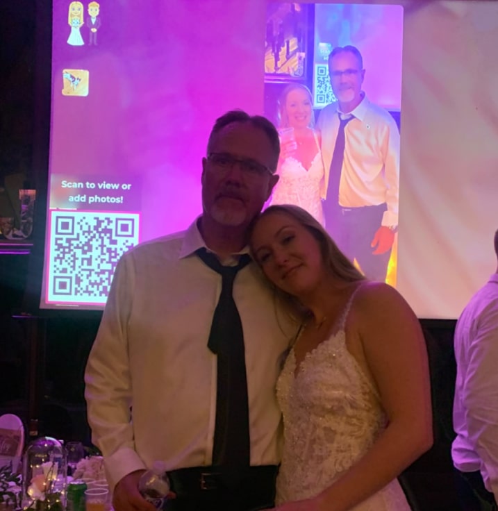 código QR para subir fotos de boda