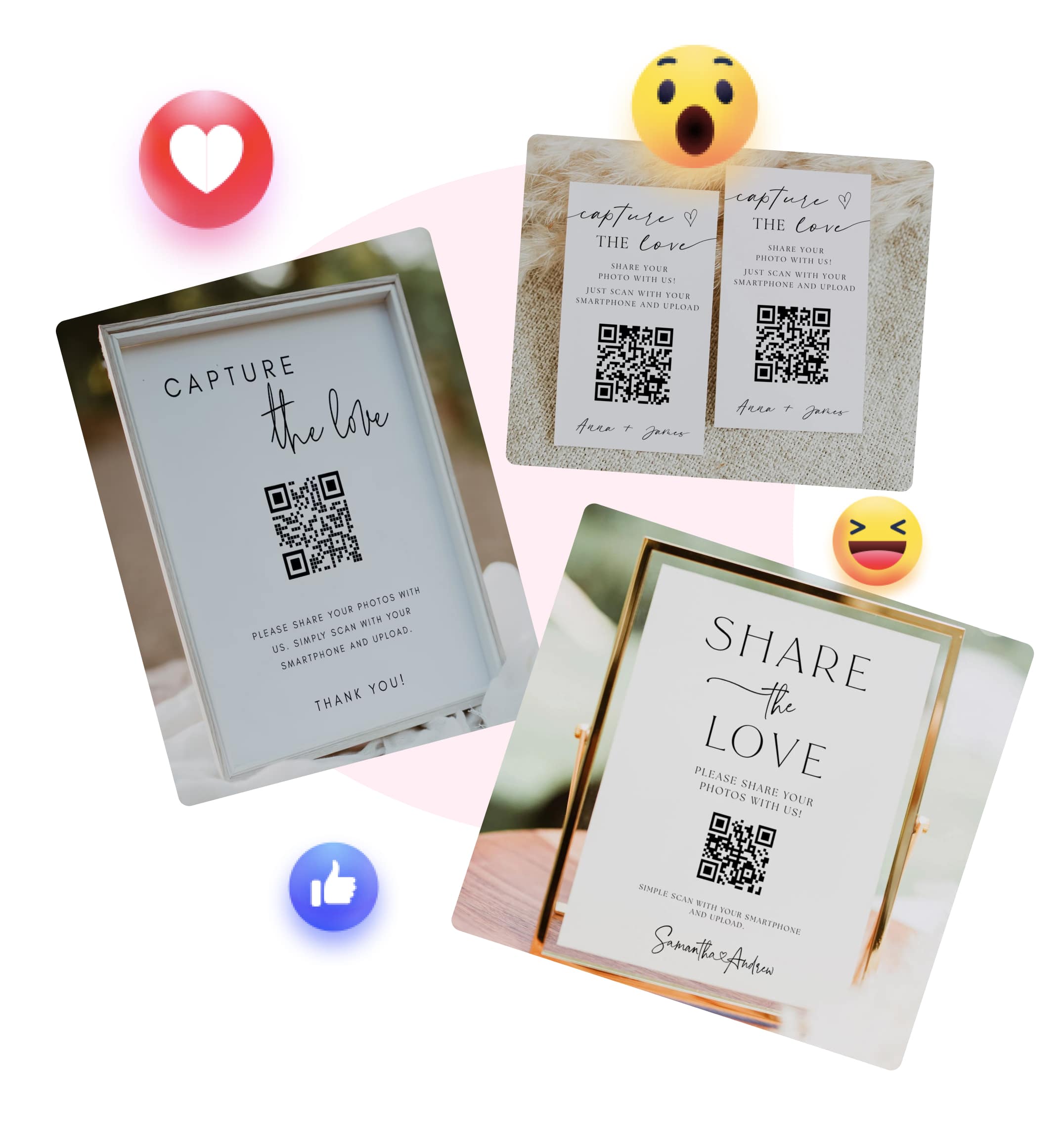 Código QR para compartir fotos