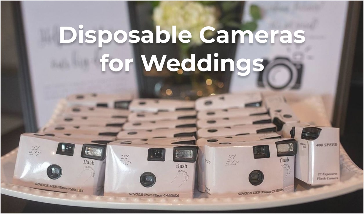 Cámaras desechables en bodas